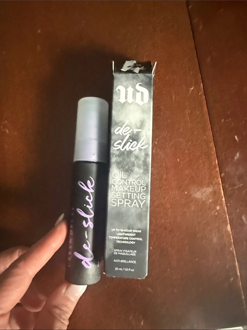 Urban Decay De-Slick Oil Control Makeup Setting Spray NIB